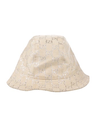 Gucci Monogram Bucket Hat Size L