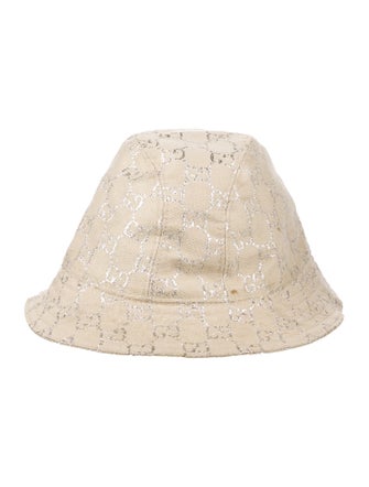 Gucci Monogram Bucket Hat Size L