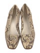 Gucci Interlocking G Logo Snakeskin Pumps