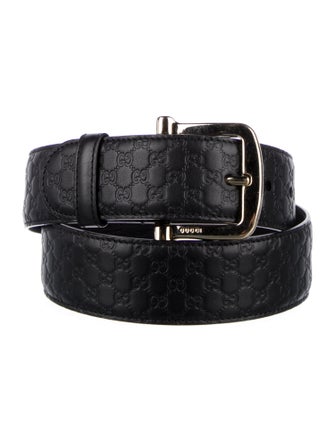 Gucci GG Logo Leather Belt
