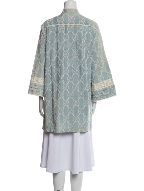 Gucci Tweed Pattern Coat