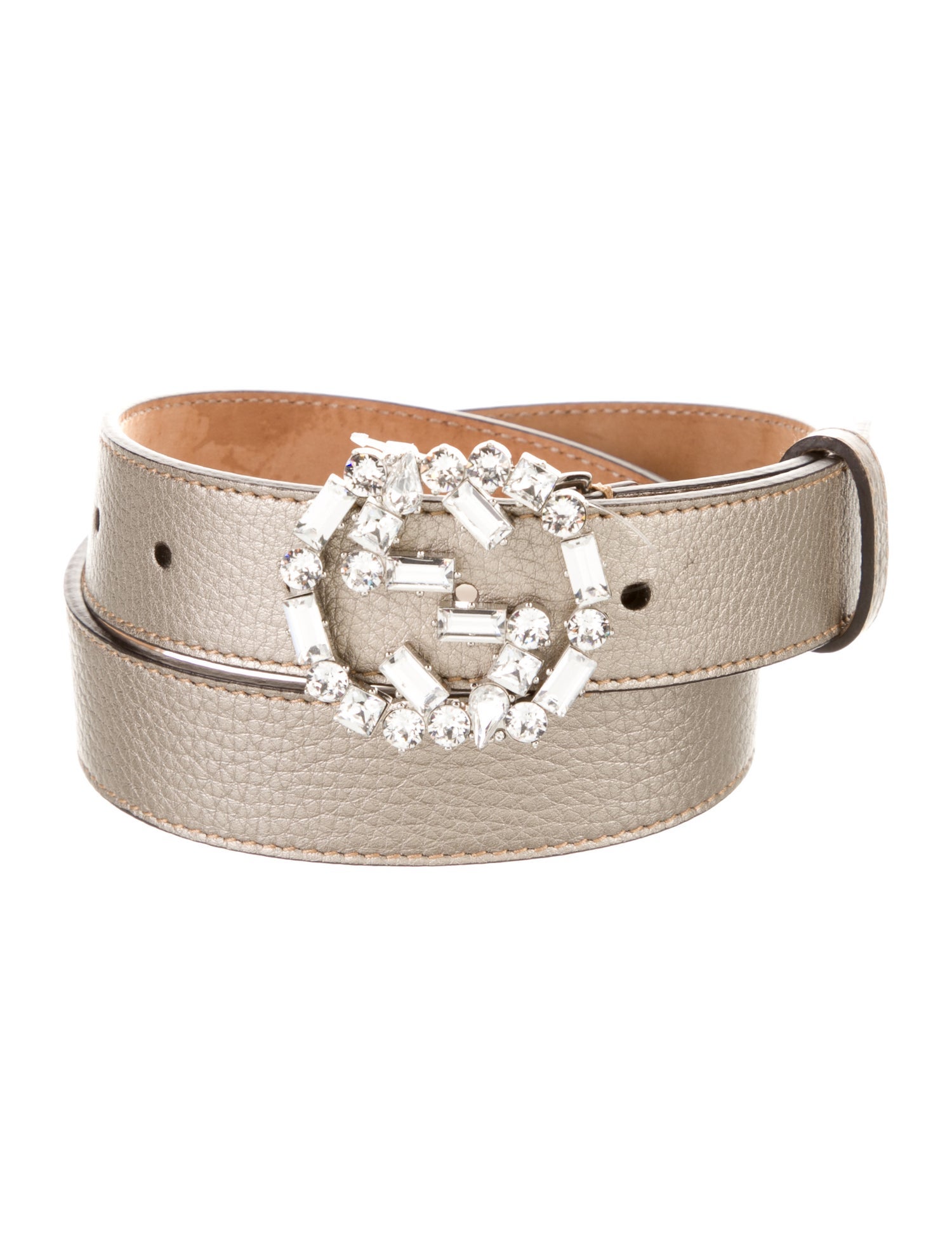 Gucci Interlocking G Logo Leather Waist Belt