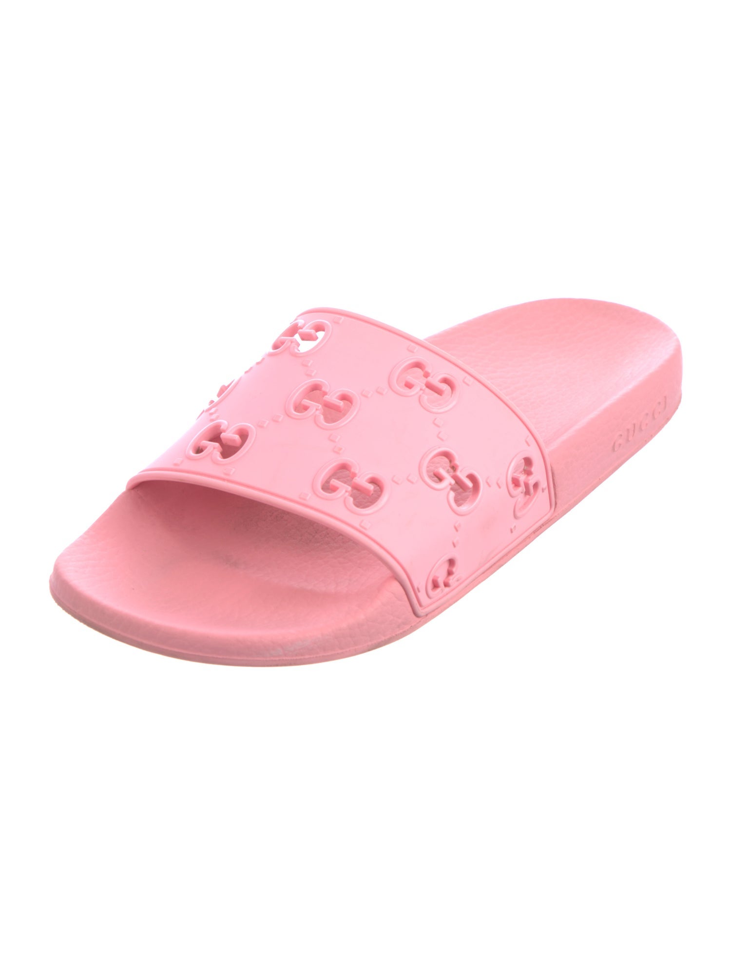 Gucci Rubber Lasercut Accents Slides