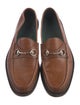 Gucci Horsebit Accent Leather Loafers