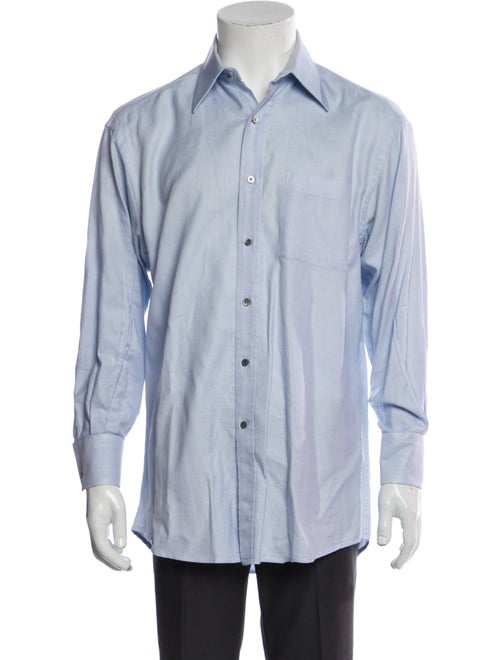 Gucci Interlocking G Logo Long Sleeve Dress Shirt