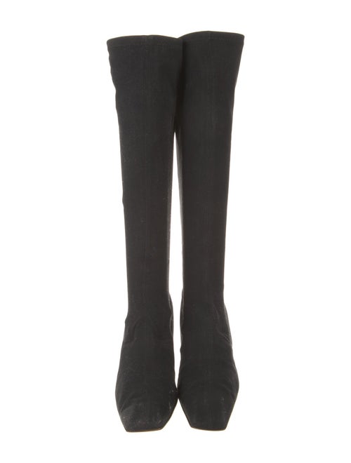 Gucci Leather Trim Embellishment Boots