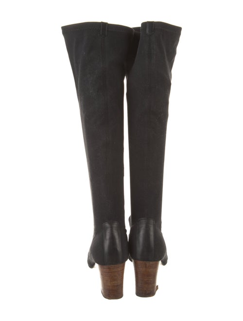 Gucci Leather Trim Embellishment Boots