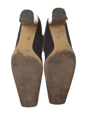 Gucci Leather Trim Embellishment Boots