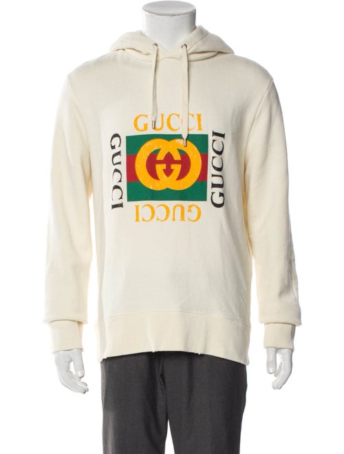 Gucci Web Accent Crew Neck Hoodie