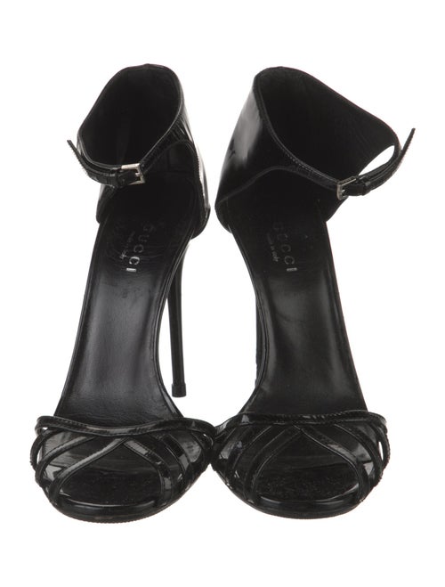 Gucci Patent Leather Sandals