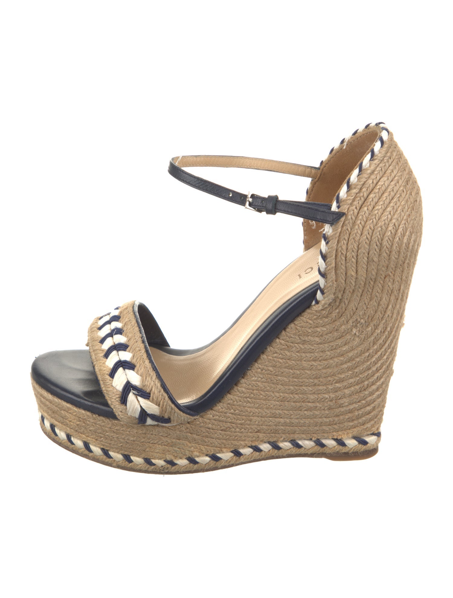 Gucci Jute Patterned Espadrilles