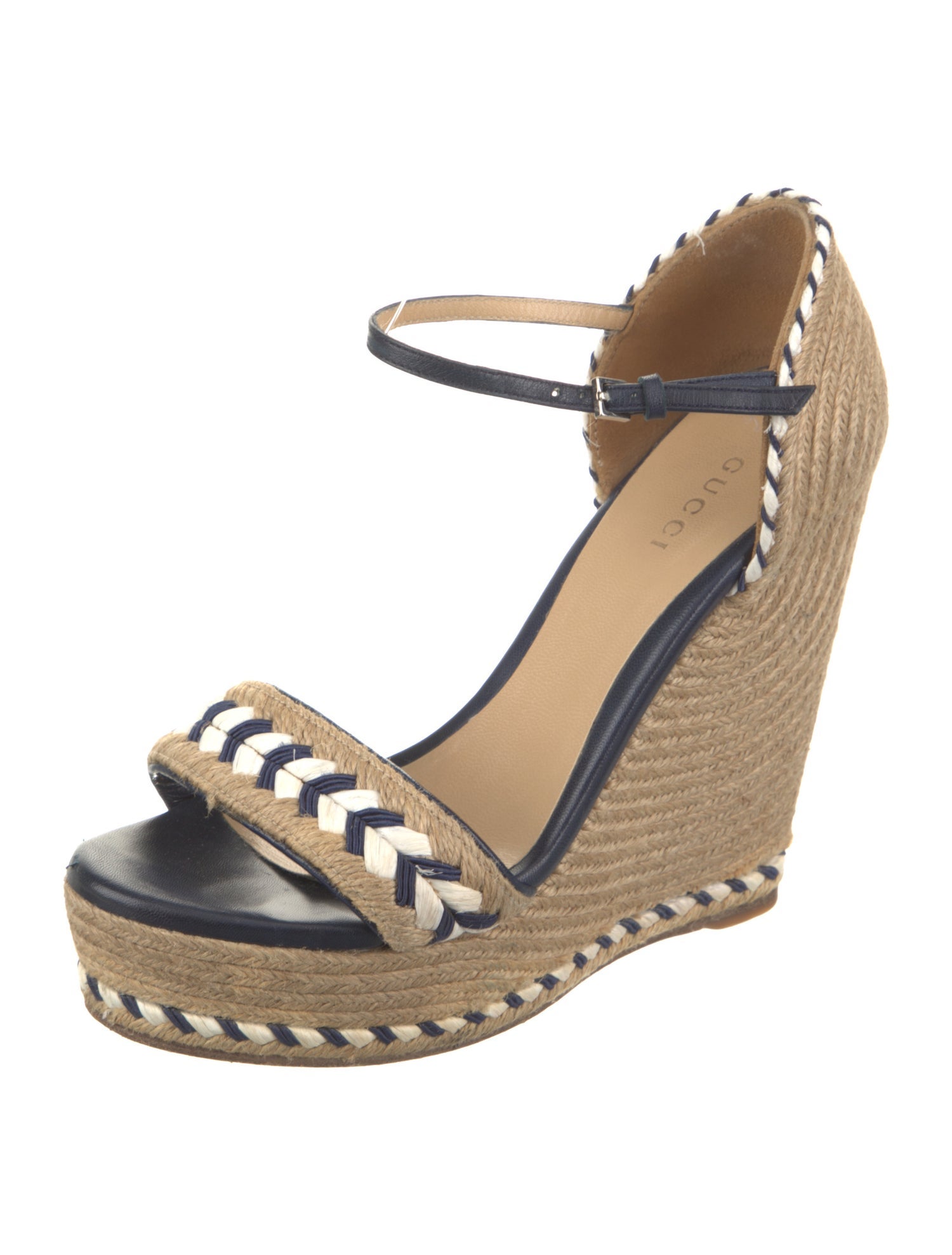 Gucci Jute Patterned Espadrilles