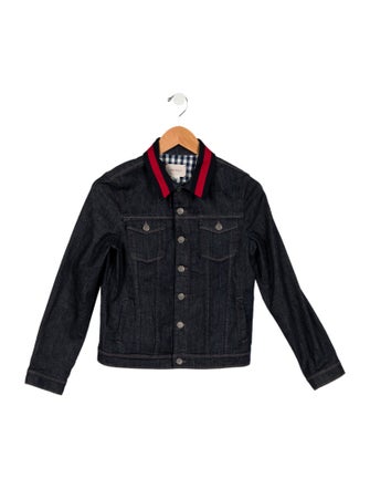 Gucci Kids' Denim Casual Jacket