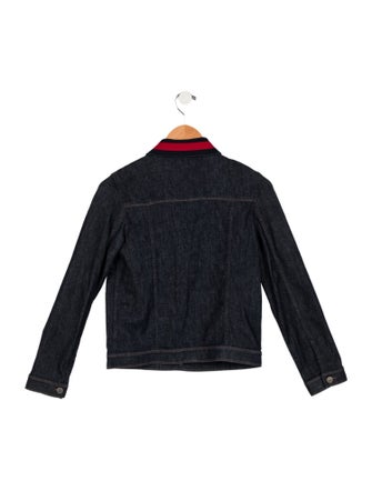 Gucci Kids' Denim Casual Jacket