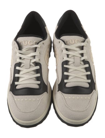 Gucci Interlocking G Logo Leather Sneakers