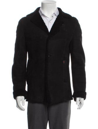 Gucci Late 2000's - Early 2010's Leather Peacoat