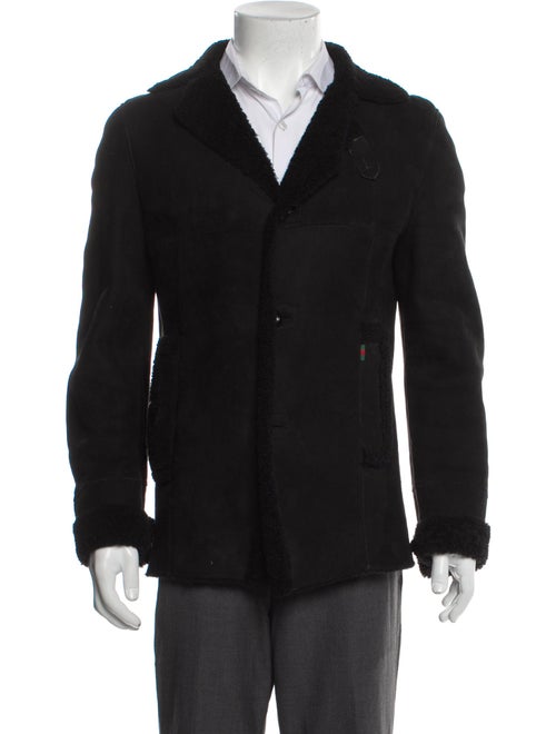 Gucci Late 2000's - Early 2010's Leather Peacoat