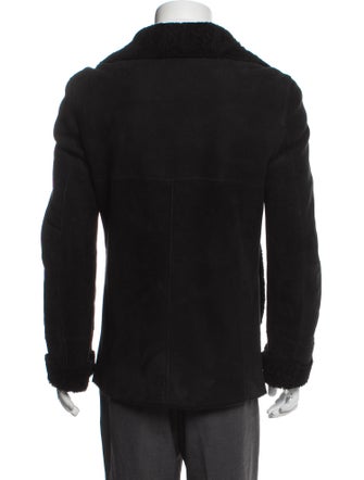 Gucci Late 2000's - Early 2010's Leather Peacoat