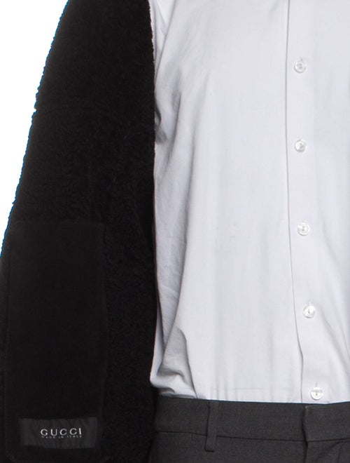 Gucci Late 2000's - Early 2010's Leather Peacoat