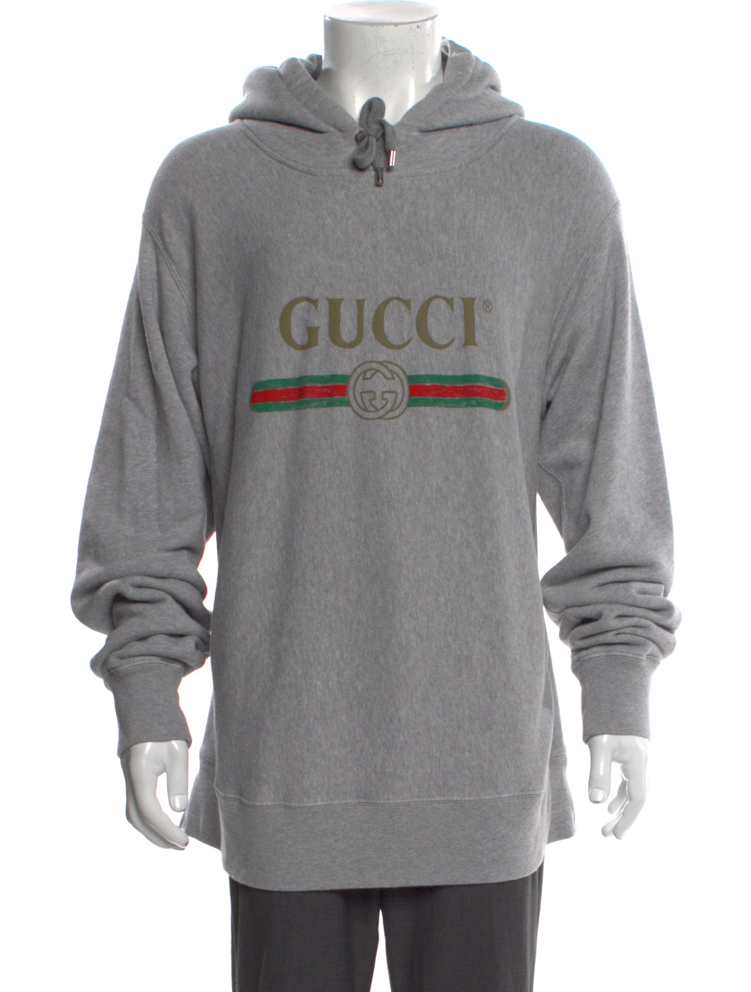 Gucci Interlocking G Logo Crew Neck Hoodie