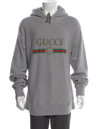 Gucci Interlocking G Logo Crew Neck Hoodie