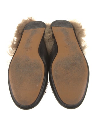 Gucci Horsebit Accent Leather Mules