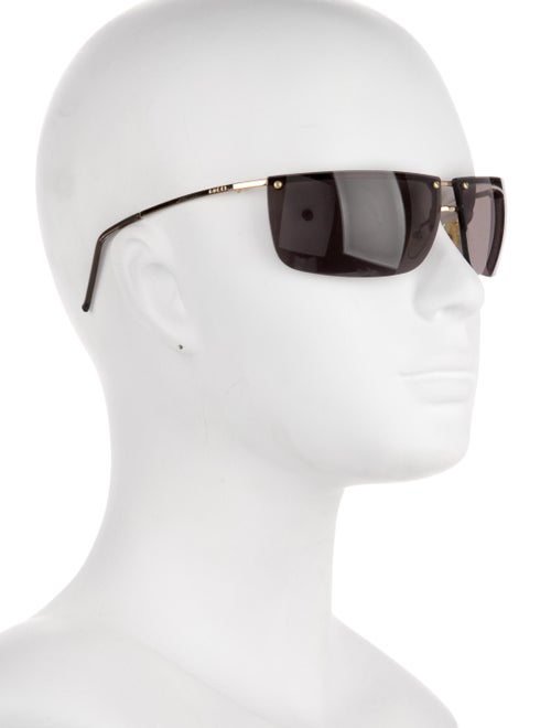 Gucci Signature Logo Square Sunglasses
