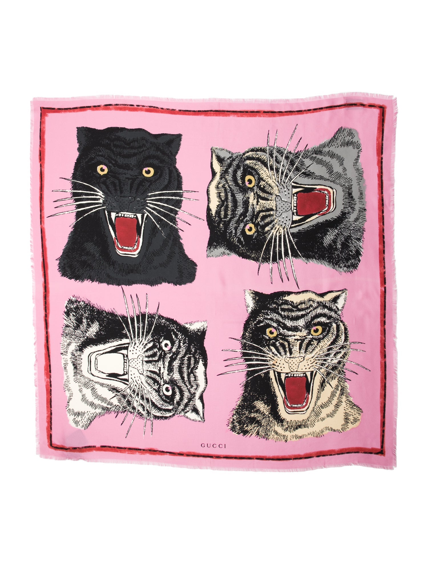 Gucci Silk Printed Scarf