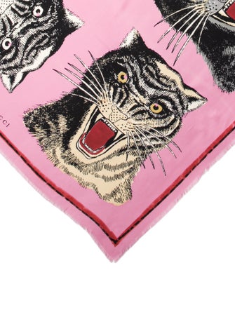 Gucci Silk Printed Scarf