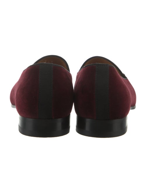 Gucci Horsebit Accent Velvet Loafers