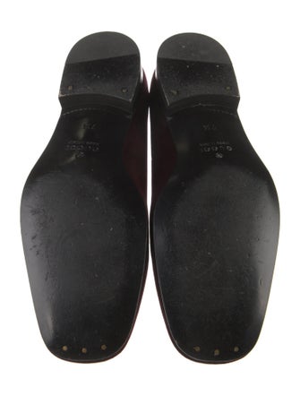 Gucci Horsebit Accent Velvet Loafers