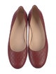 Gucci GG Embossed Embossed Leather Ballet Flats