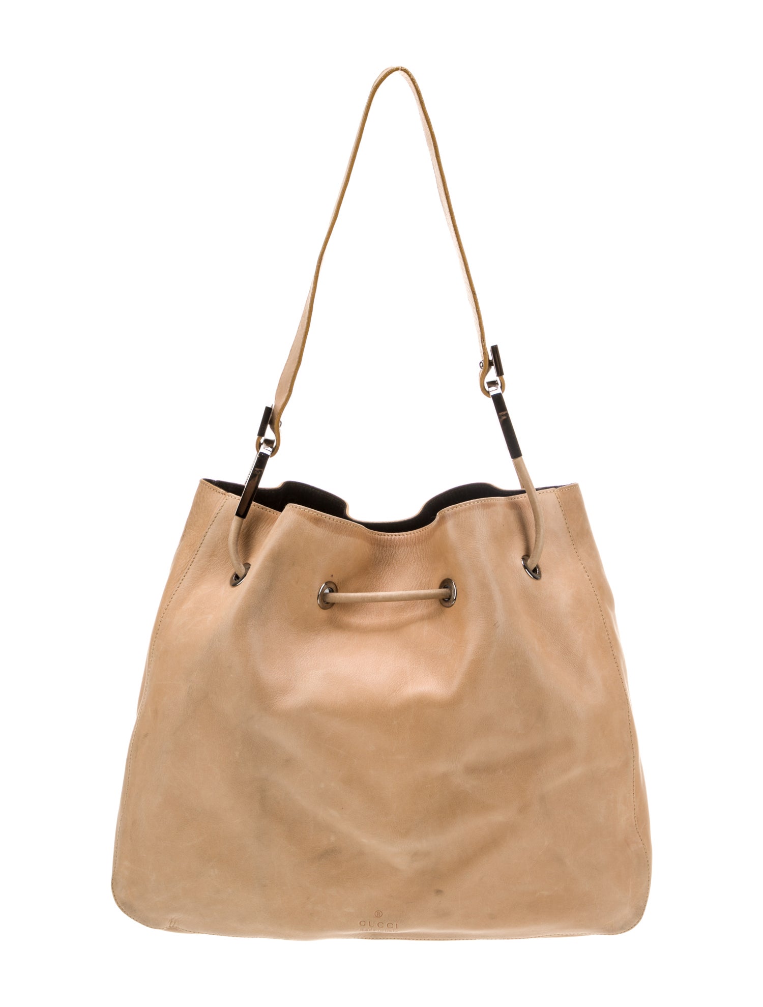 Gucci Leather Shoulder Bag Vintage