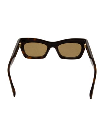 Gucci Wayfarer Tinted Sunglasses Interlocking G Logo Sunglasses