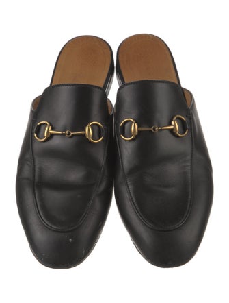 Gucci Leather Mules
