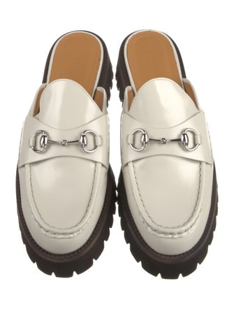 Gucci Horsebit Accent Leather Mules
