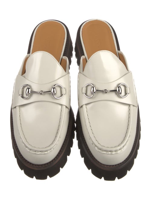 Gucci Horsebit Accent Leather Mules