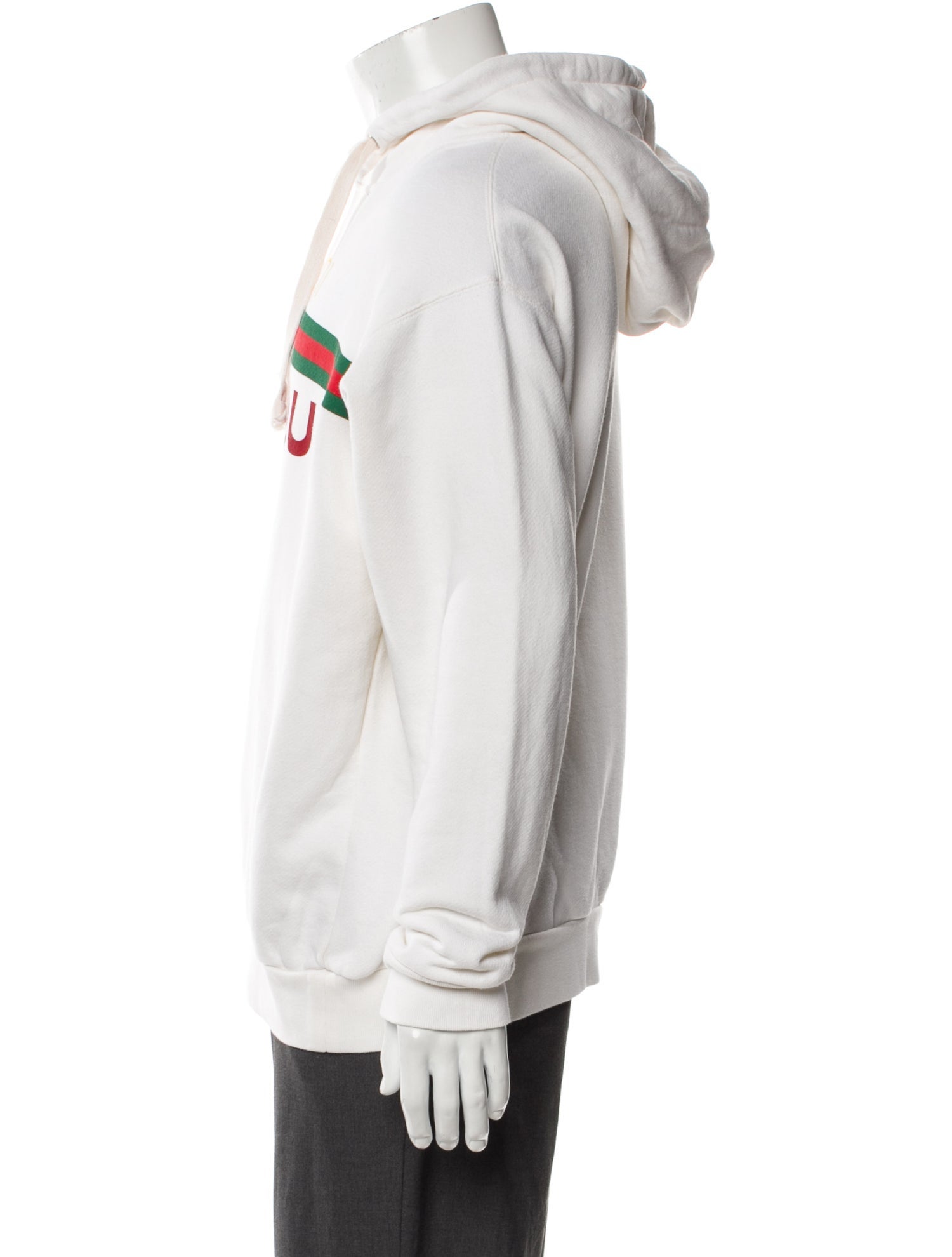 Gucci Web Accent Crew Neck Hoodie