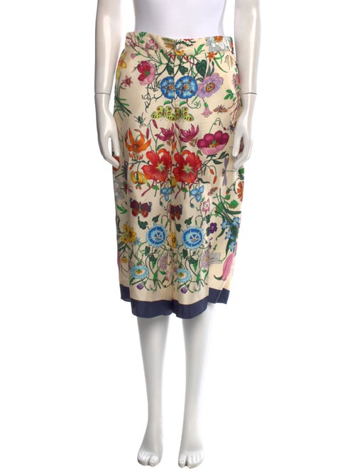 Gucci Silk Wide Leg Pants