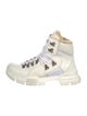 Gucci Leather Colorblock Pattern Hiking Boots