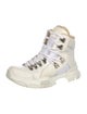 Gucci Leather Colorblock Pattern Hiking Boots