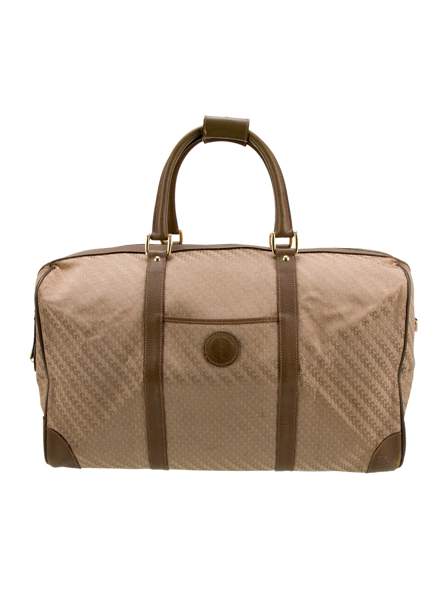 Gucci Canvas Boston Bag