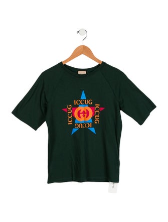 Gucci Kids' Graphic Short Sleeve Shirt