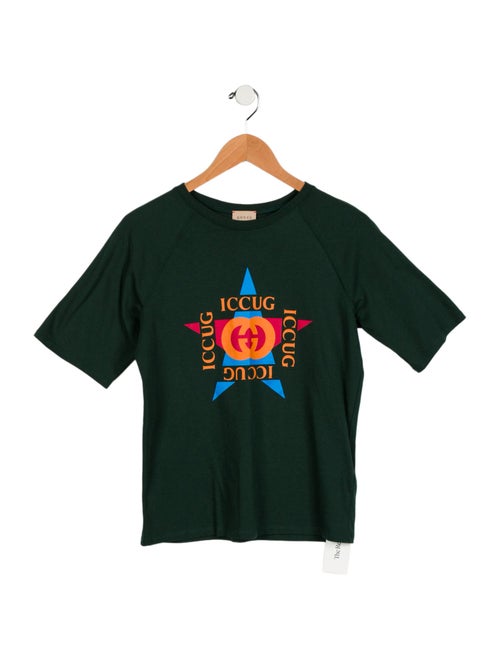 Gucci Kids' Graphic Short Sleeve Shirt