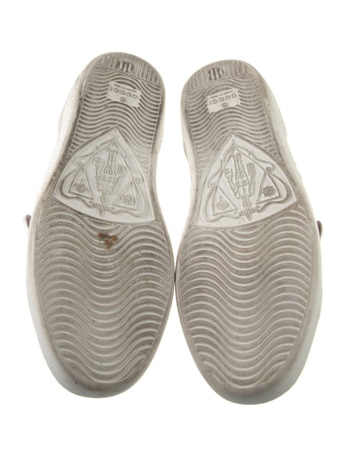 Gucci Leather Colorblock Pattern Sneakers