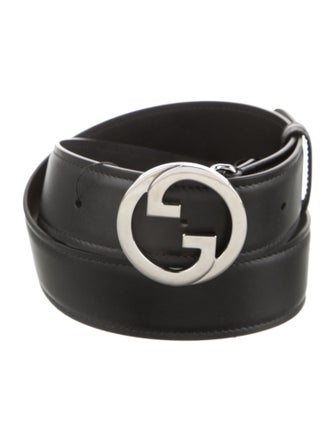 Gucci Interlocking G Logo Leather Belt Kit