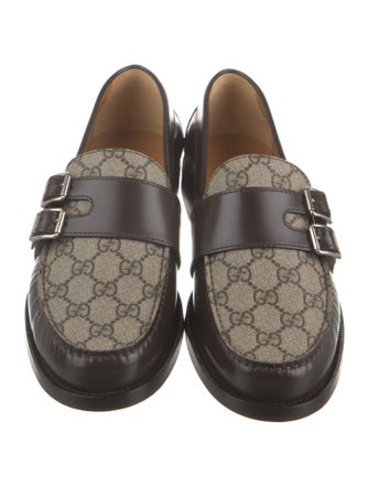Gucci GG Supreme Leather Loafers