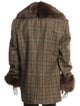 Gucci Check Hunting Jacket Wool Overcoat