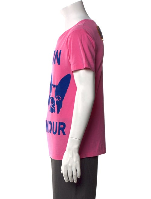 Gucci Graphic Print Crew Neck T-Shirt