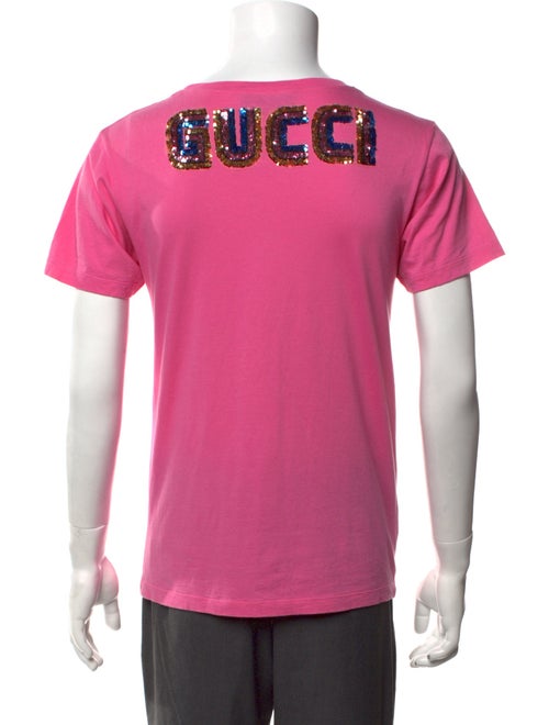 Gucci Graphic Print Crew Neck T-Shirt